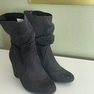 Black Suede Boots